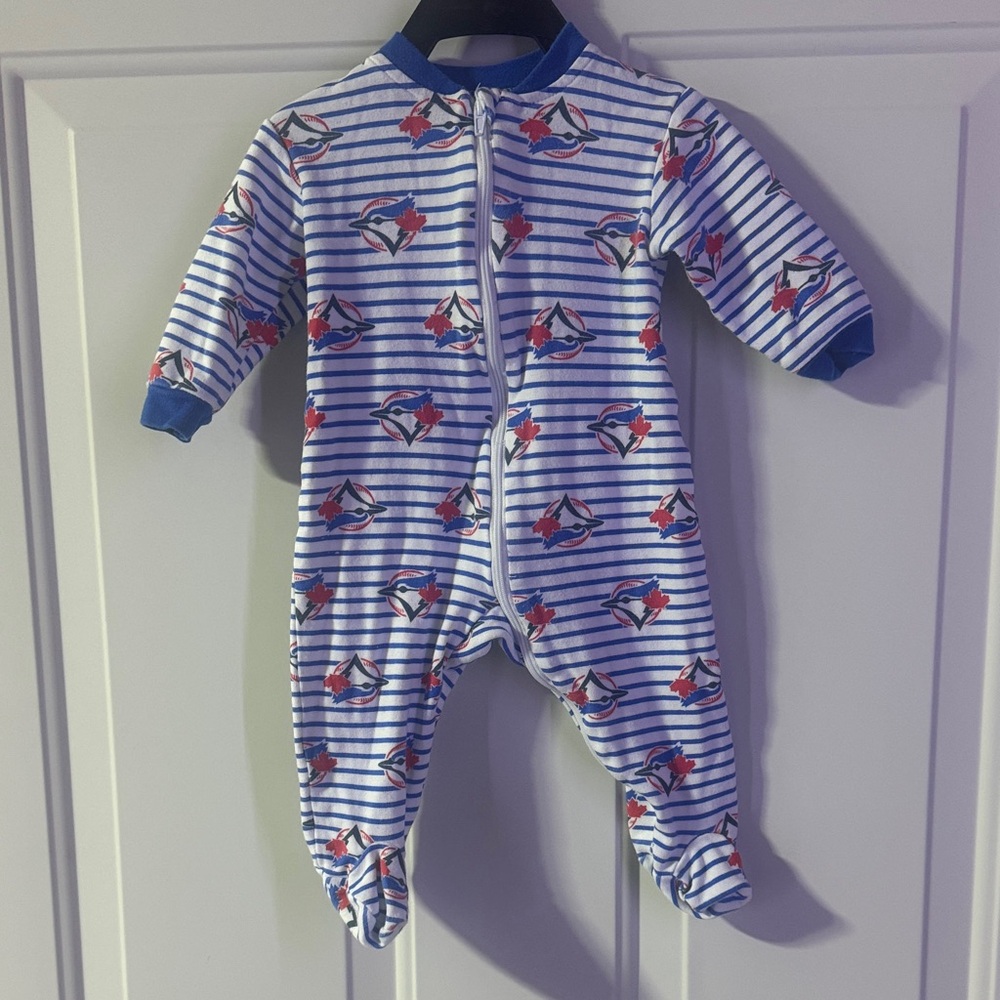Snugabye Blue Jays Infant Sleeper, 3-6 months